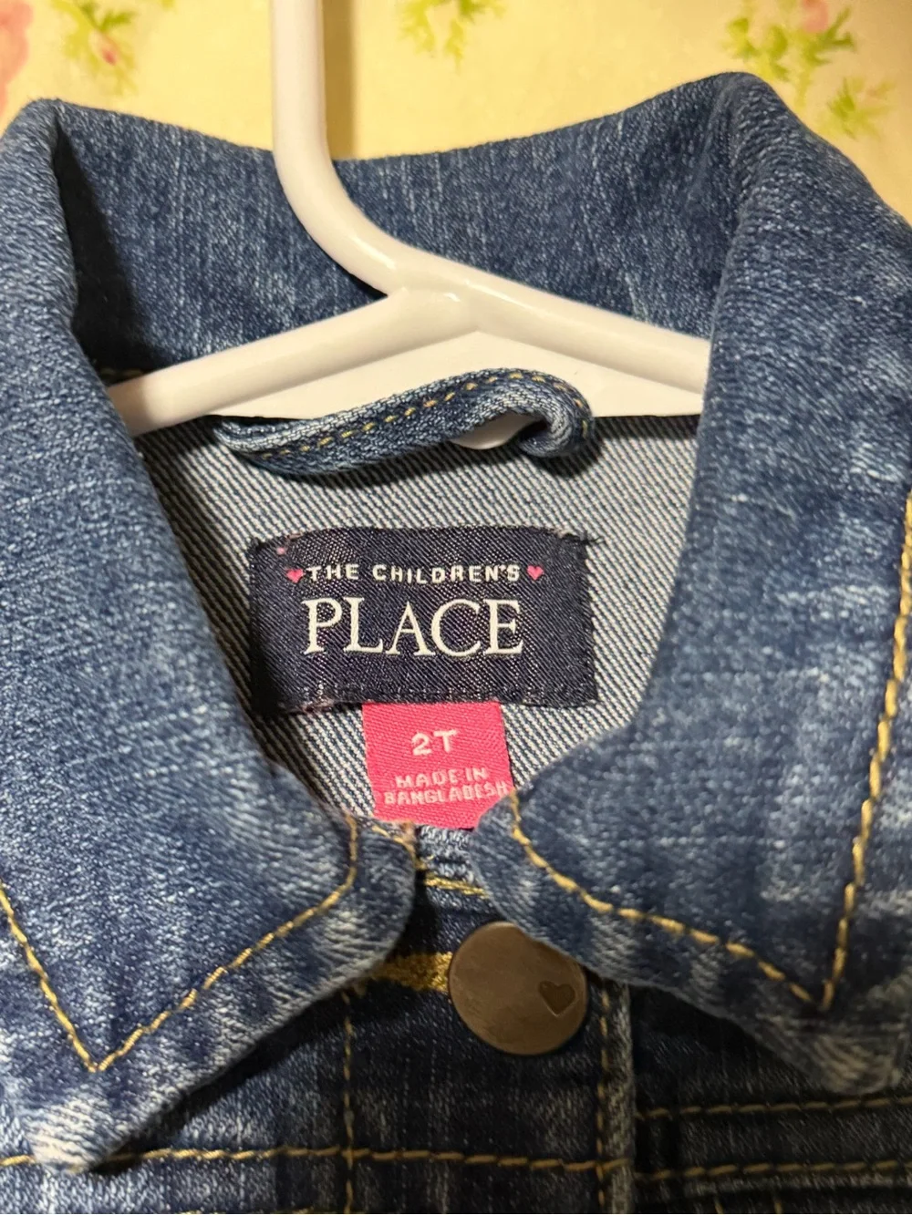 The Children's Place Dark Blue Denim Jacket for Kids